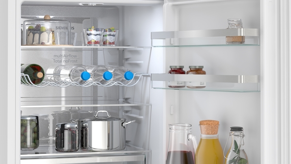 Siemens KG36NVWCG, frigorífico combinado de libre instalación, 186 x 60 cm, blanco, total noFrost, iQ300