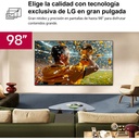 LG 98NU900B6LB, TV LED, UHD 4K, Procesador Inteligente α7 AI Processor 4K Gen9, Tecnologia NANO, Smart TV Web OS