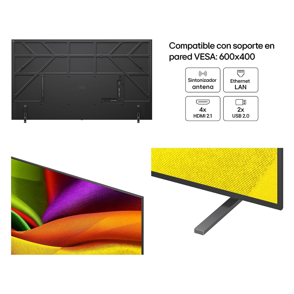 LG 98NU900B6LB, TV LED, UHD 4K, Procesador Inteligente α7 AI Processor 4K Gen9, Tecnologia NANO, Smart TV Web OS