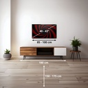 LG 43QNED72B6B, TV QNED Mini LED, UHD 4K, Procesador Inteligente α7 AI Processor 4K Gen9, Tecnologia Nano, Smart TV Web OS