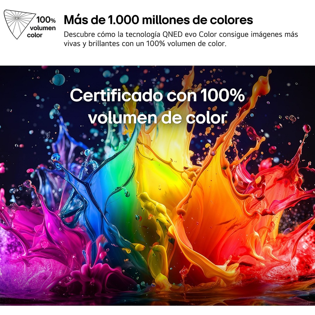 LG 55QNED72B6B, TV QNED Mini LED, UHD 4K, Procesador Inteligente α7 AI Processor 4K Gen9, Tecnologia Nano, Smart TV Web OS