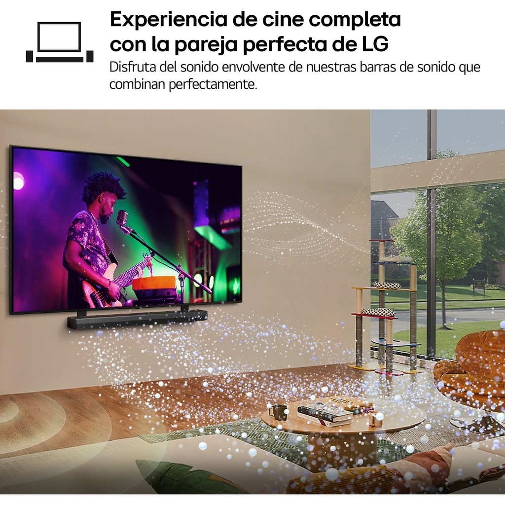 LG 65QNED72B6B, TV QNED Mini LED, UHD 4K, Procesador Inteligente α7 AI Processor 4K Gen9, Tecnologia Nano, Smart TV Web OS