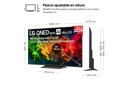 LG 65QNED81B6A, TV QNED Mini LED, UHD 4K, Procesador Inteligente α7 AI Processor 4K Gen9, Tecnologia Nano, Smart TV Web OS, Tecnologia EVO