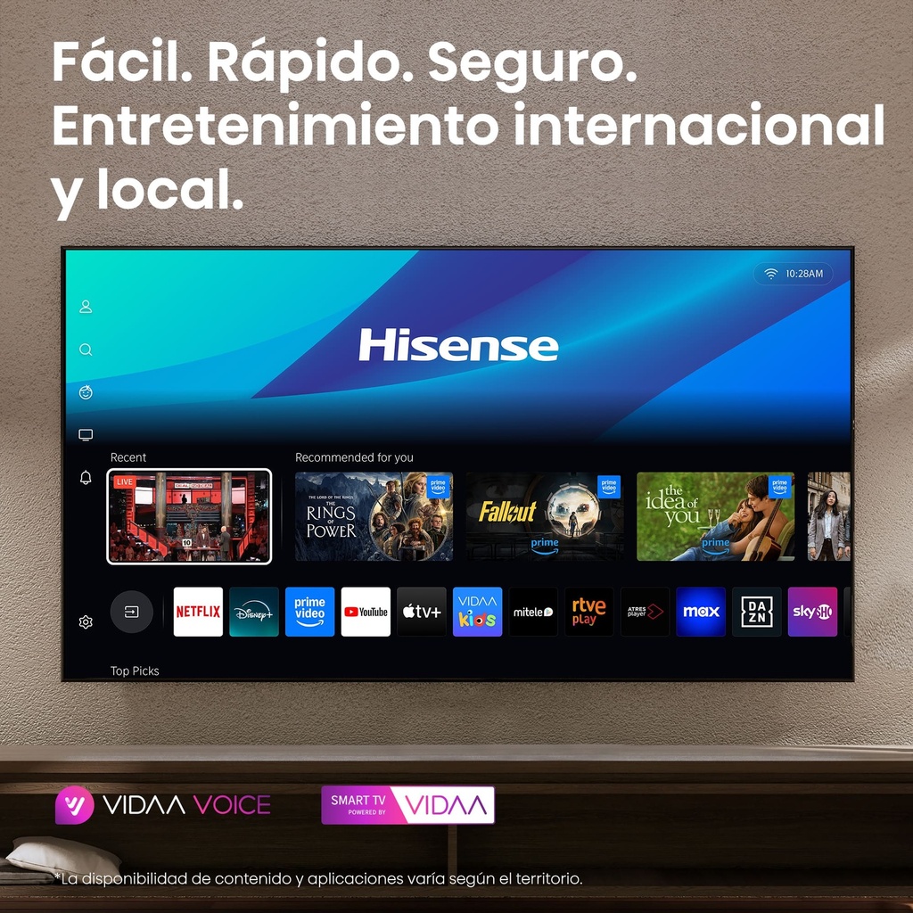 HISENSE MX MicroLED TV 136MX, Tecnología MicroLED, 4K 120 Hz nativos
