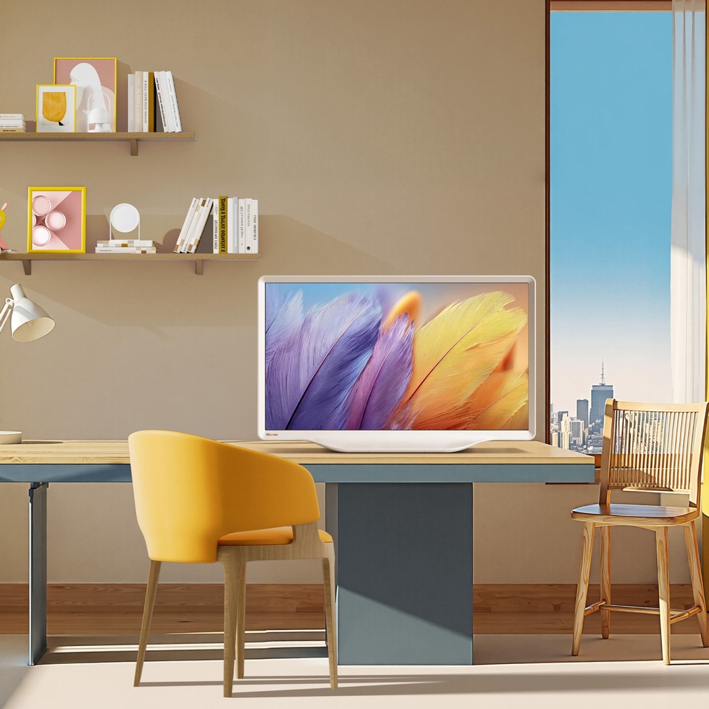 HISENSE Deco TV 32S5Q, QLED Quantum Dot colour 32″ Pulgadas, Peana central con estilo