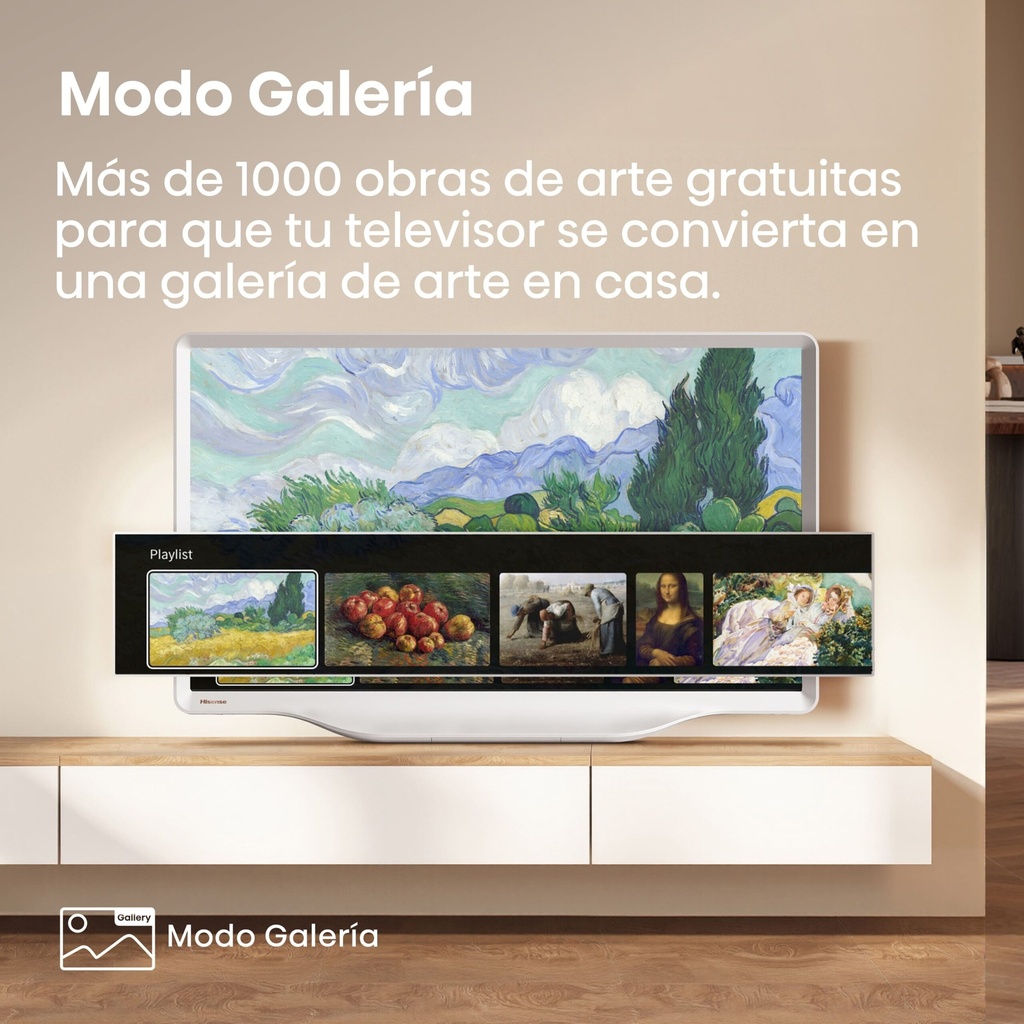 HISENSE Deco TV 32S5Q, QLED Quantum Dot colour 32″ Pulgadas, Peana central con estilo