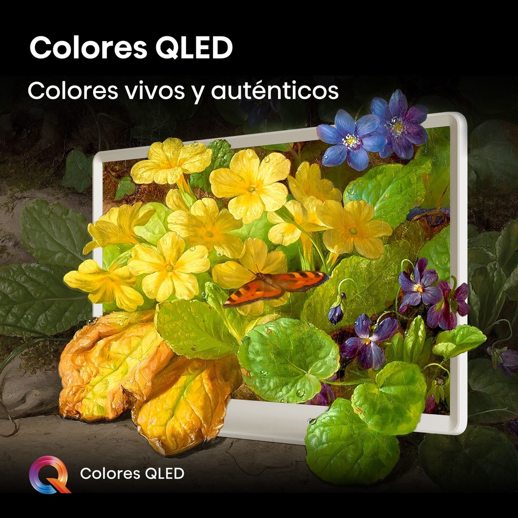 HISENSE Deco TV 43S5Q, QLED Quantum Dot colour 32″ Pulgadas, Peana central con estilo