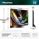 HISENSE RGB MiniLED TV 75UR8S, Ultra HD, Quad Core/MT9655, Hi-View AI Engine RGB