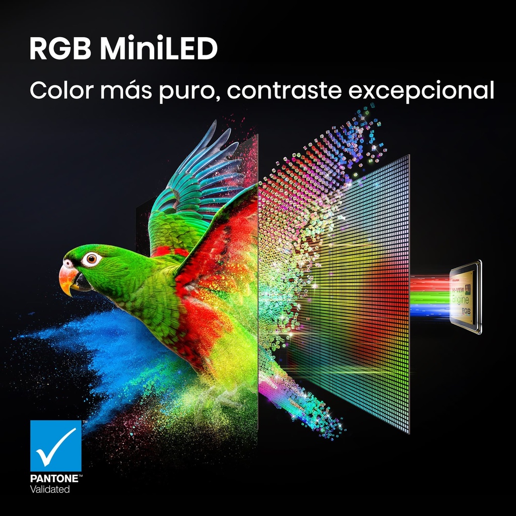 HISENSE RGB MiniLED TV 55UR8S, Ultra HD, Quad Core/MT9655, Hi-View AI Engine RGB