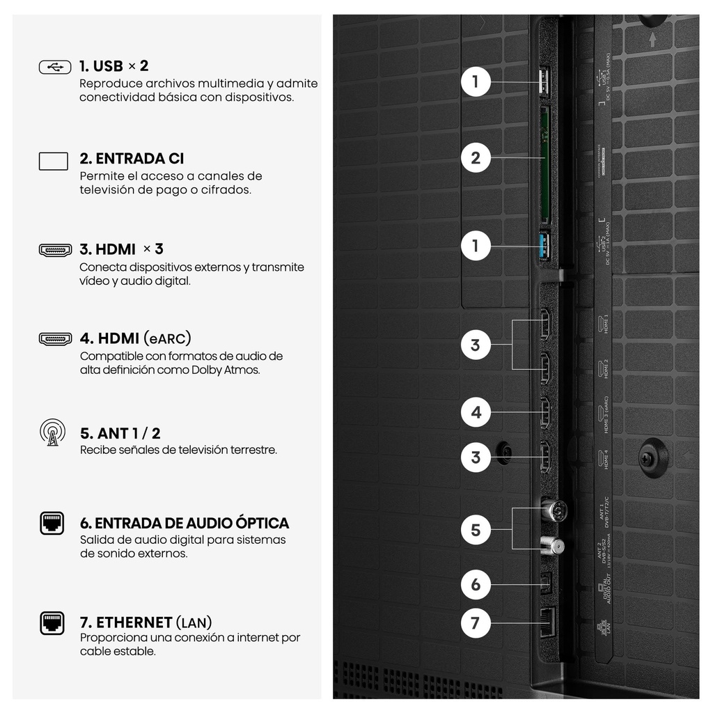 HISENSE RGB MiniLED TV 55UR8S, Ultra HD, Quad Core/MT9655, Hi-View AI Engine RGB