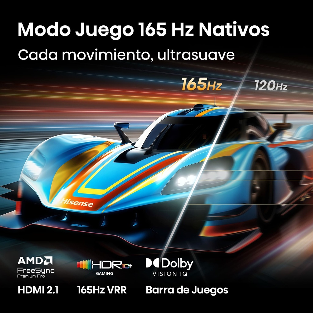 HISENSE PRO MiniLED TV 85U7S PRO, Hi-QLED MiniLED Pro, Quad Core/MT9655, Hi-View AI Engine Pro, 165 Hz Nativos