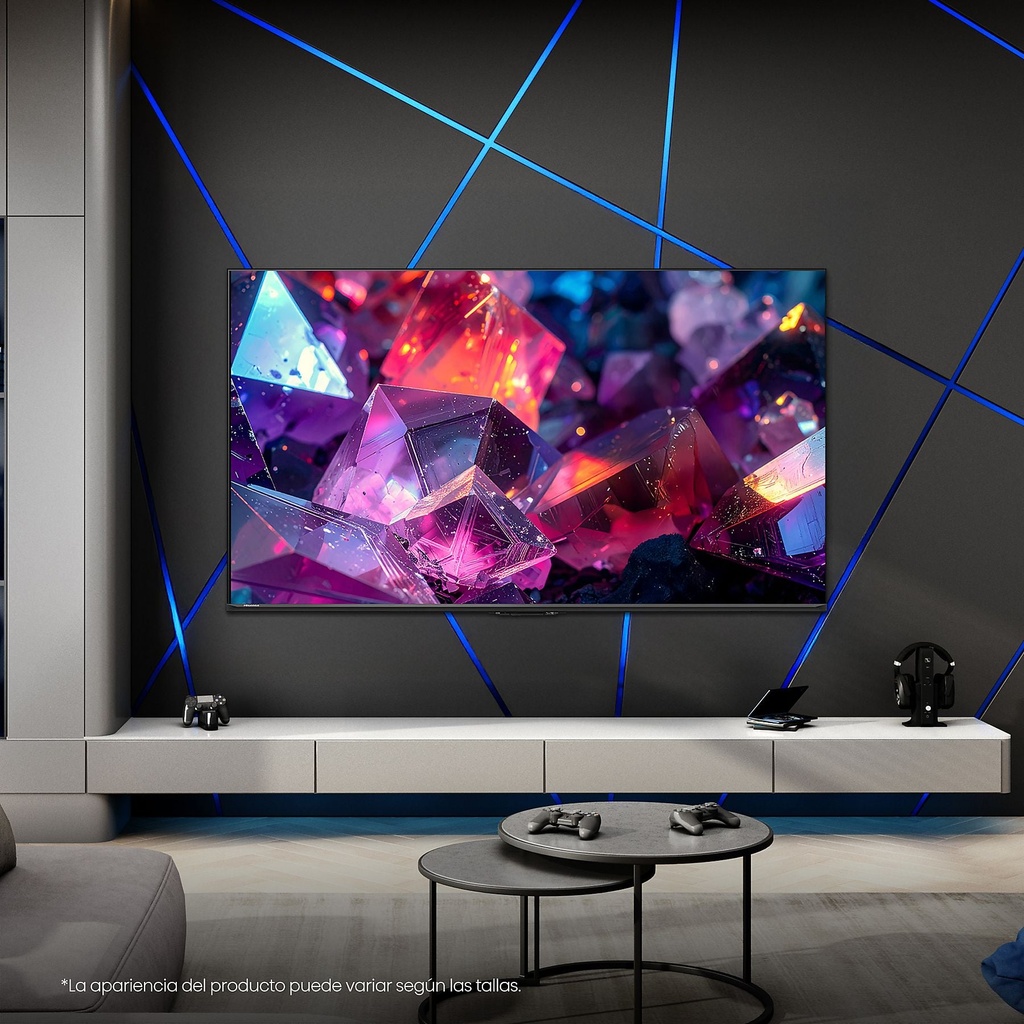 Hisense QLED 4K TV 85E7S PRO, 144Hz Nativos, Smooth Motion IA, HDR10+Gaming