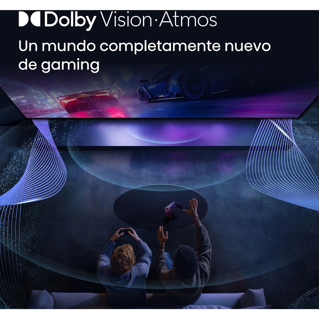 Hisense QLED 4K TV 85E7S PRO, 144Hz Nativos, Smooth Motion IA, HDR10+Gaming