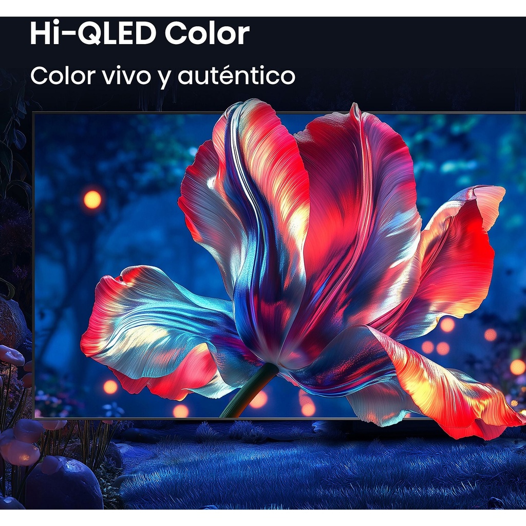 Hisense QLED 4K TV 55E7S PRO, Quad Core/MT9618, 144Hz Nativos, Smooth Motion IA, HDR10+Gaming