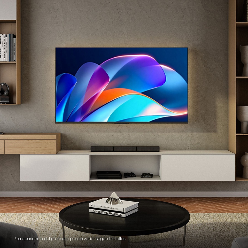 Hisense QLED TV 50A6S, Escalador 4K IA, Control por voz, Smooth Motion IA
