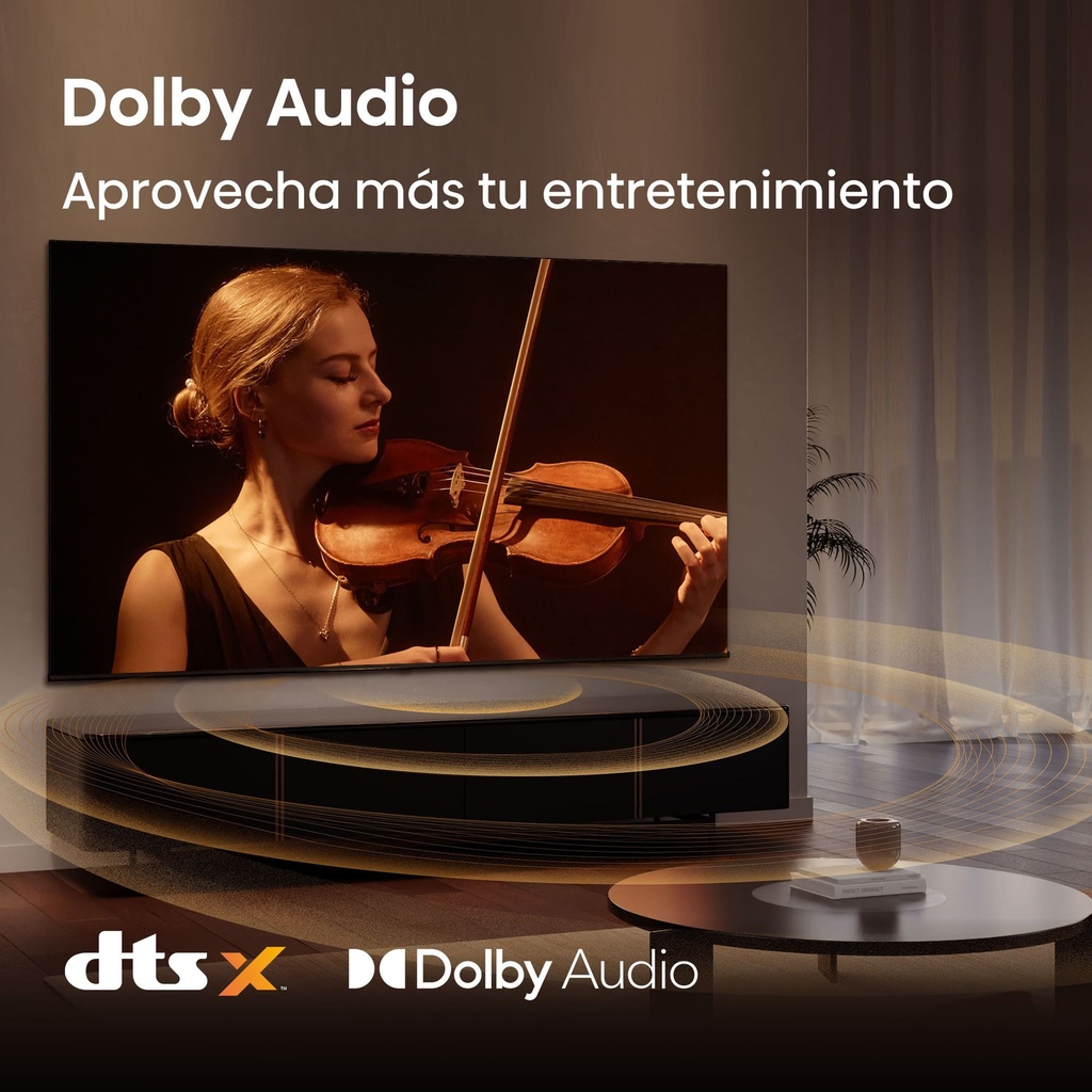 Hisense HD TV 32A4S, Natural Colour Enhancer, Dolby Audio, Modo Juego, Smart Home Ready