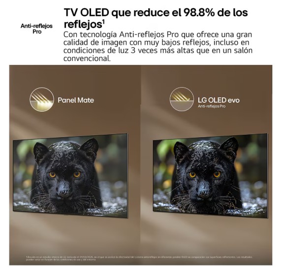 LG OLED65C64LA, TV OLED 65", 4K, procesador 4K AI α11 Gen3, Smart TV Web OS