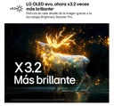 LG OLED55C64LA, TV OLED 55", 4K, procesador 4K AI α11 Gen3, Smart TV Web OS