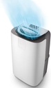DeLonghi Pinguino GentleJet Inverter, aparato 3 en 1, ventilador, aire acondicionado y deshumidificación, 43 dB, Clase A