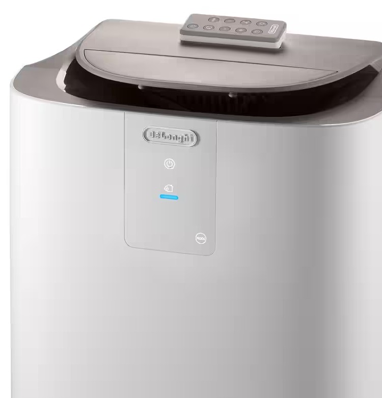 DeLonghi Pinguino GentleJet, aire acondicionado portátil, aparato 3 en 1: ventilador, aire acondicionado y deshumidificador, hasta 110 m³, Clase A+
