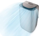 DeLonghi Pinguino GentleJet, aire acondicionado portátil, aparato 3 en 1: ventilador, aire acondicionado y deshumidificador, hasta 110 m³, Clase A+