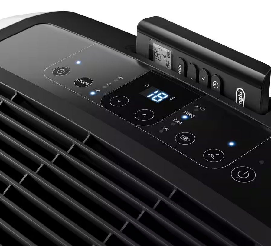 DeLonghi Pinguino EM Series, aire acondicionado portátil, hasta 90 m3, 3 velocidades, Clase A