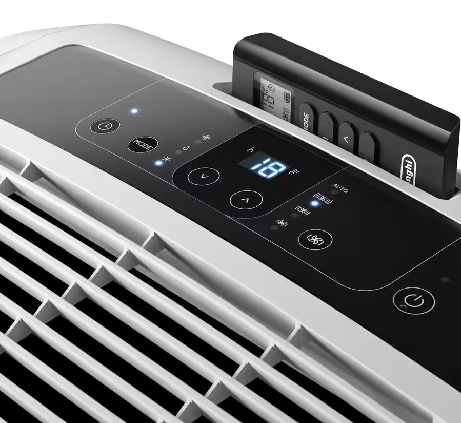 DeLonghi Pinguino EM Series, aire acondicionado portátil, hasta 90 m3, 3 velocidades, Clase A