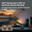 Mini Proyector Hisense Smart Tricroma Hisense UHD 4K, 65 a 300 pulgadas, 2500 Lumenes, Dolby Atmos, Dolby Vision, IMAX enhanced, HDR