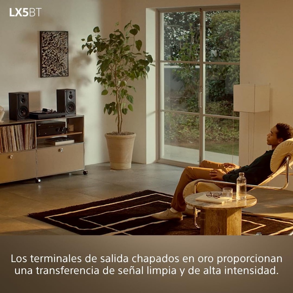 Sony PS-LX5BT, tocadiscos Bluetooth, línea y fono Capsula Audio-Technica AT 91