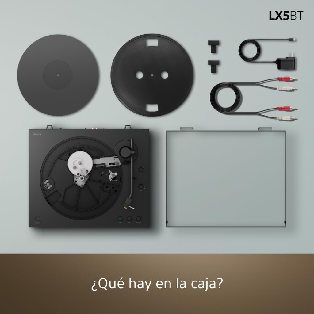 Sony PS-LX5BT, tocadiscos Bluetooth, línea y fono Capsula Audio-Technica AT 91