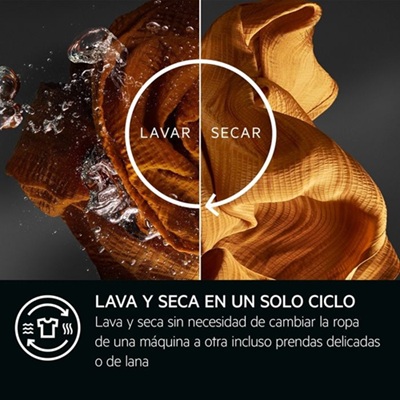 AEG LWR9816O1C, Lavadora secadora de libre instalación Serie 9000 AbsoluteCare® de 10.0 kg