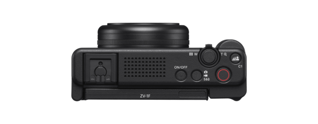Sony ZV-1F Cámara Digital, para Vlogs, con Pantalla Multiángulo, Vídeo 4K, Cámara Lenta y Funciones para Vlog, Negra