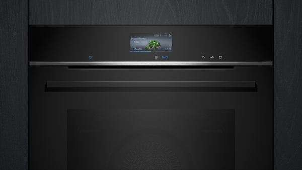 Siemens HR776G1B1, horono con aporte de vapor, pirolítico, display touch Plus, iQ700