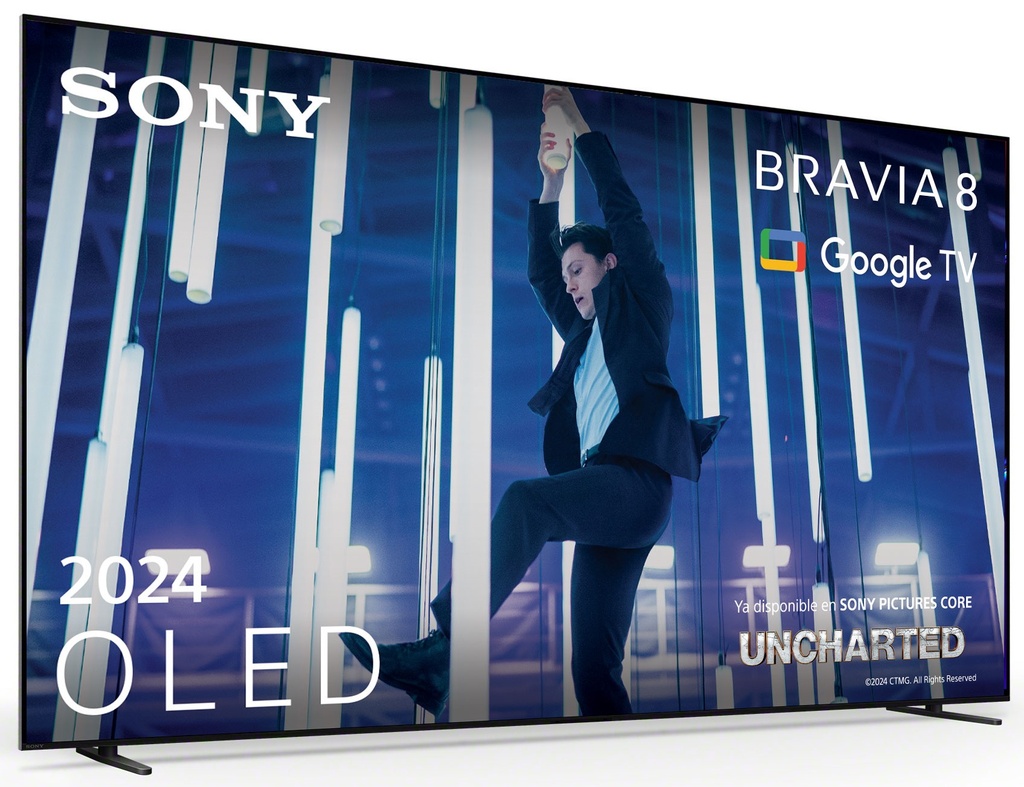 Sony, K77XR80, BRAVIA 8, XR Processor, OLED,  4K Ultra HD, Alto rango dinámico, Smart TV