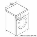 Lavadora Siemens WU14UT62ES, Lavadora de carga frontal, 9 kg, 1400 r.p.m, iQ500