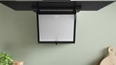 Bosch DWK87FN60, Campanas decorativas inclinadas, cristal negro, serie 4
