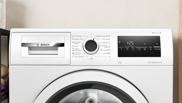 Bosch WAN24272ES, lavadora Ecosilence , 8 KG, 1200RPM, clase A , Serie 4