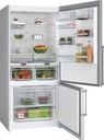 Bosch KGN86AIDR, Frigorífico combi , 2 puertas, No Frost, 186 x 86 cm, Inox, Serie 6
