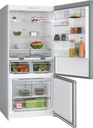 Bosch KGN86VIEA,  Frigorífico combi , 2 puertas, No Frost, 186 x 86 cm, Inox, Serie 4