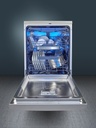 Siemens SN25EI13CE, lavavajillas de libre instalación, 60 cm, acero inox, clase A, iQ500