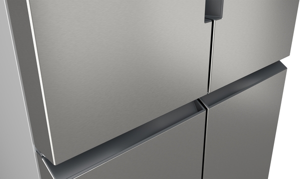 Siemens KF96NVPEA, Americano, No Frost, 183 cm, 605 l, Cajón HyperFresh, SuperRefrigeración, Iluminación LED, Inox, iQ300, clase E
