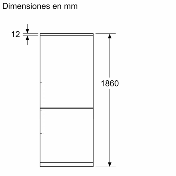 Siemens KG36N2WCF, frigorífico combinado de libre instalación, not frost, 186 x 60 cm, blanco, iQ300, clase C