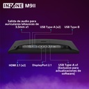 Monitor Gaming SONY INZONE M9 II, SDM27U9M2, Pantalla 27" 4K IPS, Tecnología Full Array, Frecuencia de hasta 160Hz, Tiempo de respuesta 1ms, Perfecto para PS5