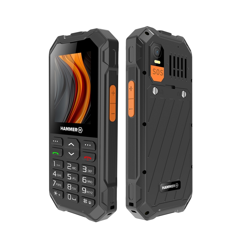 Teléfono rugerizado, Hammer 6 LTE, Pantalla 2,4"IPS, Camara 2mpx, BT, Dual Sim, Batería 2500mAh