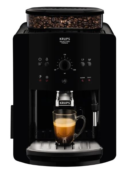 Krups EA811010, cafetera superautomática Espresso, molinillo integrado, 15bar, 1450w, negra