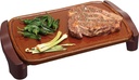 Jata GR559, plancha de asar eléctrica de terracota, 1600w, 46x28cm, termostato regulable