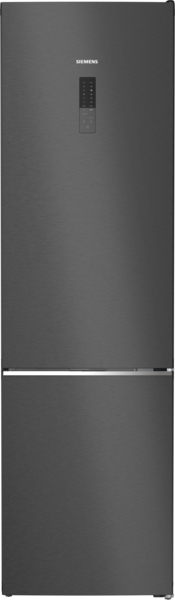 Siemens KG39NAXCF, frigorífico combinado de libre instalación, black inox, 203 x 60 cm, IQ500, clase C