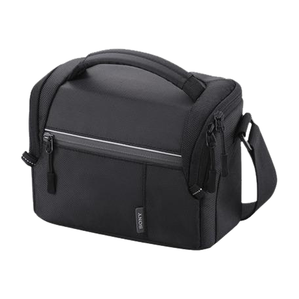 Sony LCSSL10B, bolsa de transporte, flexible, compatible con cámaras NEX, color negro