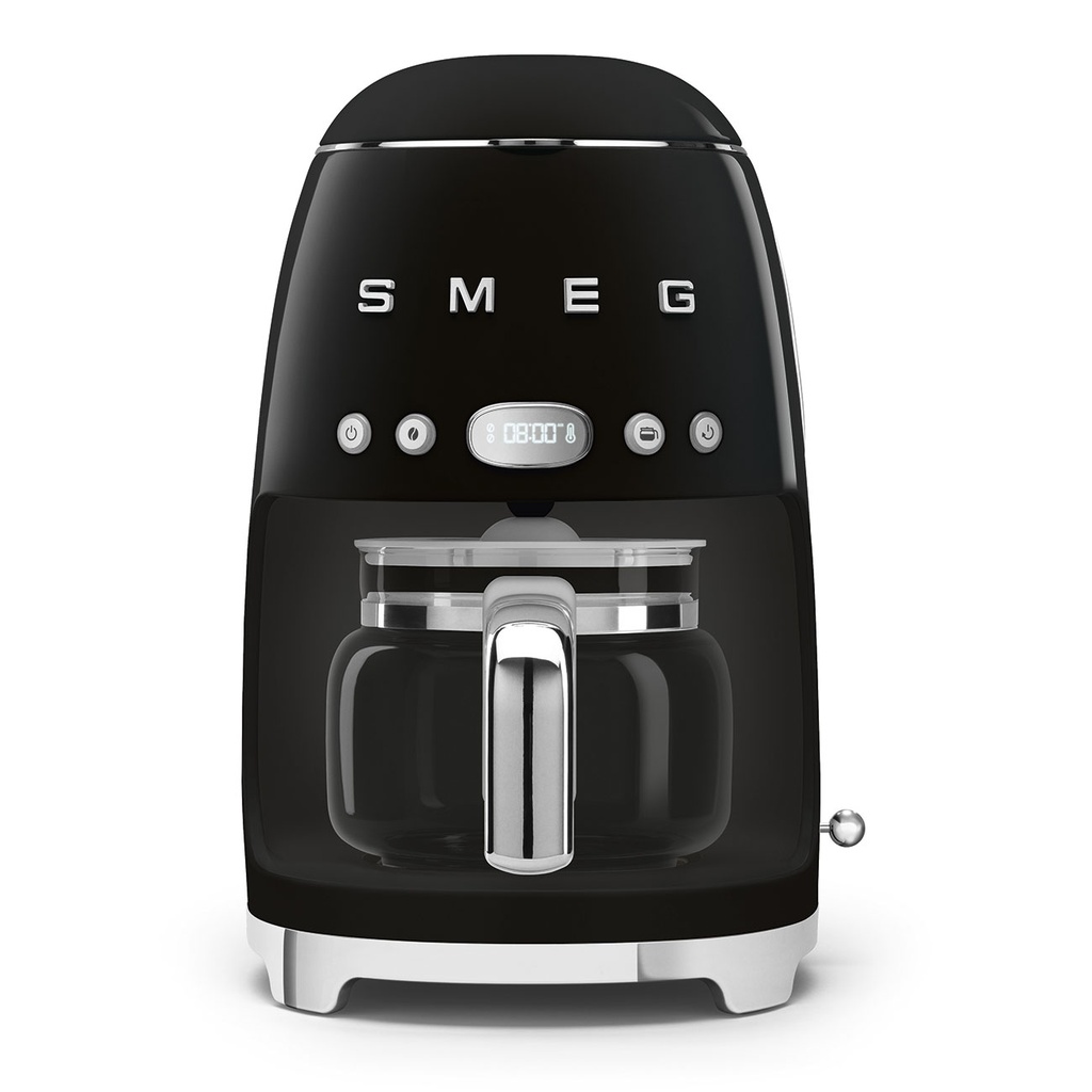 SMEG DCF02BLEU, cafetera de goteo, 50's Style, deposito de 1,25l, 1050W, negro