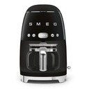 SMEG DCF02BLEU, cafetera de goteo, 50's Style, deposito de 1,25l, 1050W, negro